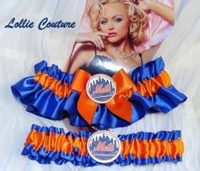 Mets Garter, Wedding Garters, Bridal Garters, Garters