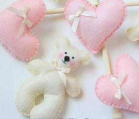 Felt Baby Mobile, Baby Crib Mobile, Baby Nursery, Baby Mobile