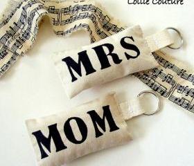 Mothers day - Keychain -gifts for her - Mrs - Mom - momogram