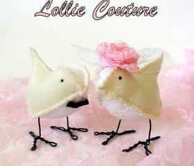 Cake Topper - Wedding Birds Cake Topper - Create a set for your wedding
