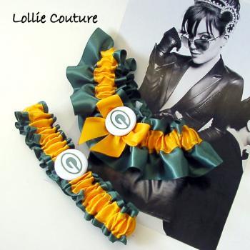 Packers garter - Wedding Garter Set - Green Bay Packers