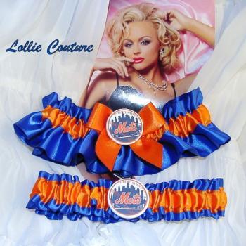 Mets Garter, Wedding Garters, Bridal Garters, Garters