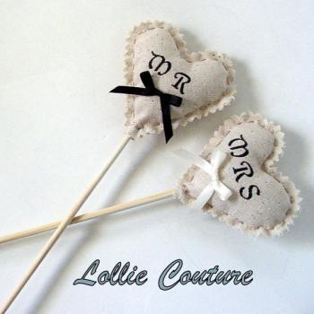 Wedding Signs - MR & MRS signs - Wedding hearts