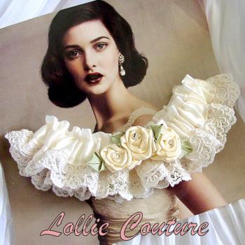 Vintage Lace / Wedding Garter set / garters / bridal garter set