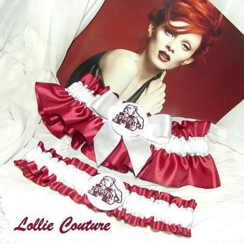 MSU Garters - Wedding garter set - Bridal garters